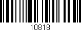 Código de barras (EAN, GTIN, SKU, ISBN): '10818'