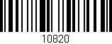 Código de barras (EAN, GTIN, SKU, ISBN): '10820'