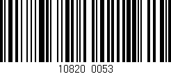 Código de barras (EAN, GTIN, SKU, ISBN): '10820/0053'