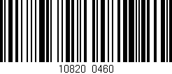 Código de barras (EAN, GTIN, SKU, ISBN): '10820/0460'