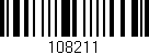 Código de barras (EAN, GTIN, SKU, ISBN): '108211'