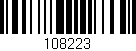 Código de barras (EAN, GTIN, SKU, ISBN): '108223'