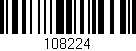 Código de barras (EAN, GTIN, SKU, ISBN): '108224'