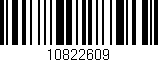 Código de barras (EAN, GTIN, SKU, ISBN): '10822609'