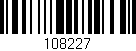 Código de barras (EAN, GTIN, SKU, ISBN): '108227'