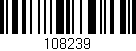 Código de barras (EAN, GTIN, SKU, ISBN): '108239'