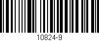Código de barras (EAN, GTIN, SKU, ISBN): '10824-9'