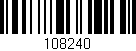 Código de barras (EAN, GTIN, SKU, ISBN): '108240'
