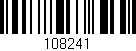 Código de barras (EAN, GTIN, SKU, ISBN): '108241'