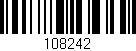 Código de barras (EAN, GTIN, SKU, ISBN): '108242'