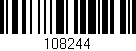 Código de barras (EAN, GTIN, SKU, ISBN): '108244'