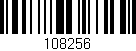 Código de barras (EAN, GTIN, SKU, ISBN): '108256'