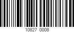 Código de barras (EAN, GTIN, SKU, ISBN): '10827/0008'