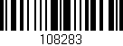 Código de barras (EAN, GTIN, SKU, ISBN): '108283'