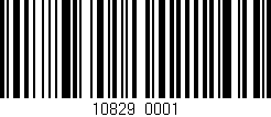 Código de barras (EAN, GTIN, SKU, ISBN): '10829/0001'