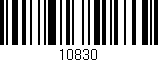 Código de barras (EAN, GTIN, SKU, ISBN): '10830'