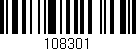 Código de barras (EAN, GTIN, SKU, ISBN): '108301'