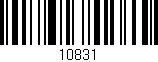 Código de barras (EAN, GTIN, SKU, ISBN): '10831'
