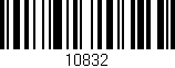 Código de barras (EAN, GTIN, SKU, ISBN): '10832'