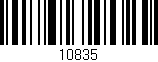 Código de barras (EAN, GTIN, SKU, ISBN): '10835'