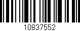 Código de barras (EAN, GTIN, SKU, ISBN): '10837552'