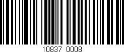 Código de barras (EAN, GTIN, SKU, ISBN): '10837/0008'