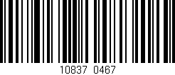 Código de barras (EAN, GTIN, SKU, ISBN): '10837/0467'
