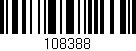Código de barras (EAN, GTIN, SKU, ISBN): '108388'