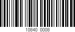 Código de barras (EAN, GTIN, SKU, ISBN): '10840/0008'