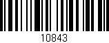 Código de barras (EAN, GTIN, SKU, ISBN): '10843'
