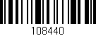 Código de barras (EAN, GTIN, SKU, ISBN): '108440'