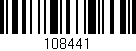 Código de barras (EAN, GTIN, SKU, ISBN): '108441'