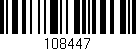 Código de barras (EAN, GTIN, SKU, ISBN): '108447'