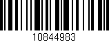 Código de barras (EAN, GTIN, SKU, ISBN): '10844983'
