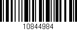 Código de barras (EAN, GTIN, SKU, ISBN): '10844984'