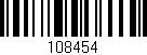 Código de barras (EAN, GTIN, SKU, ISBN): '108454'