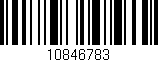 Código de barras (EAN, GTIN, SKU, ISBN): '10846783'