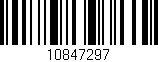 Código de barras (EAN, GTIN, SKU, ISBN): '10847297'