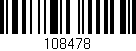 Código de barras (EAN, GTIN, SKU, ISBN): '108478'