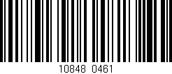 Código de barras (EAN, GTIN, SKU, ISBN): '10848/0461'