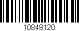 Código de barras (EAN, GTIN, SKU, ISBN): '10849120'