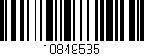 Código de barras (EAN, GTIN, SKU, ISBN): '10849535'