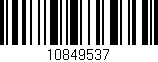 Código de barras (EAN, GTIN, SKU, ISBN): '10849537'
