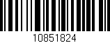 Código de barras (EAN, GTIN, SKU, ISBN): '10851824'