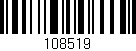 Código de barras (EAN, GTIN, SKU, ISBN): '108519'