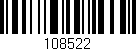 Código de barras (EAN, GTIN, SKU, ISBN): '108522'