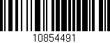 Código de barras (EAN, GTIN, SKU, ISBN): '10854491'