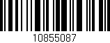 Código de barras (EAN, GTIN, SKU, ISBN): '10855087'