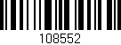 Código de barras (EAN, GTIN, SKU, ISBN): '108552'