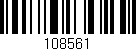 Código de barras (EAN, GTIN, SKU, ISBN): '108561'